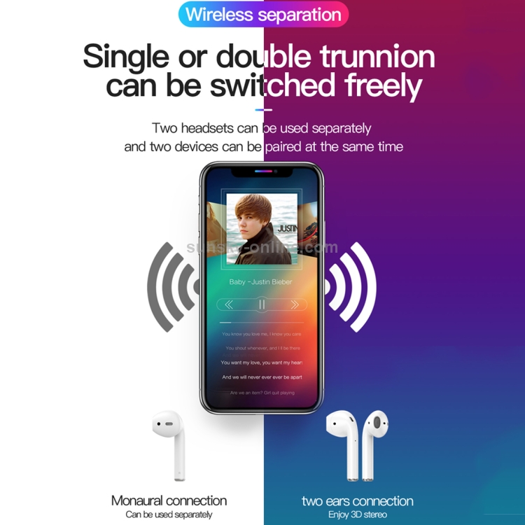 TOTUDESIGN EAUB-022 Glory Series Bluetooth 5.0 TWS Wireless Bluetooth Headset, Navigator Version(White) TOTUDESIGN EAUB-022 Glory Series Bluetooth 5.0 TWS Wireless Bluetooth Headset, Navigator Version(White)