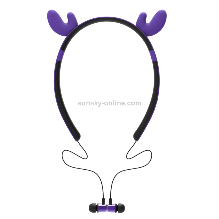 CYKE ZW29A Cartoon Antlers Shape Stereo Head-mounted Magnet Bluetooth Earphone CYKE ZW29A Cartoon Antlers Shape Stereo Head-mounted Magnet Bluetooth Earphone