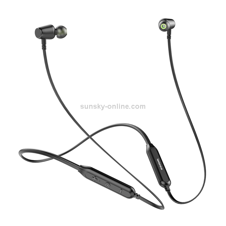 ipipoo GP-1 Magnetic Sports Wireless Bluetooth V4.2 Earphone Neck Halter Style In-ear Headset(Black) ipipoo GP-1 Magnetic Sports Wireless Bluetooth V4.2 Earphone Neck Halter Style In-ear Headset(Black)