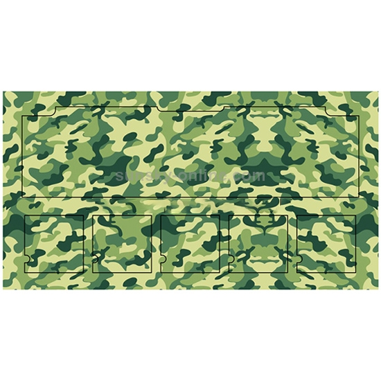 Green Camouflage Pattern Wireless Earphones Charging Box Protective Film Sticker for Apple AirPods 1/2 Green Camouflage Pattern Wireless Earphones Charging Box Protective Film Sticker for Apple AirPods 1/2