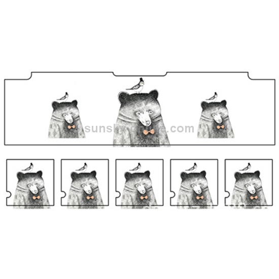 Polar Bear Pattern Wireless Earphones Charging Box Protective Film Sticker for Apple AirPods 1/2 Polar Bear Pattern Wireless Earphones Charging Box Protective Film Sticker for Apple AirPods 1/2