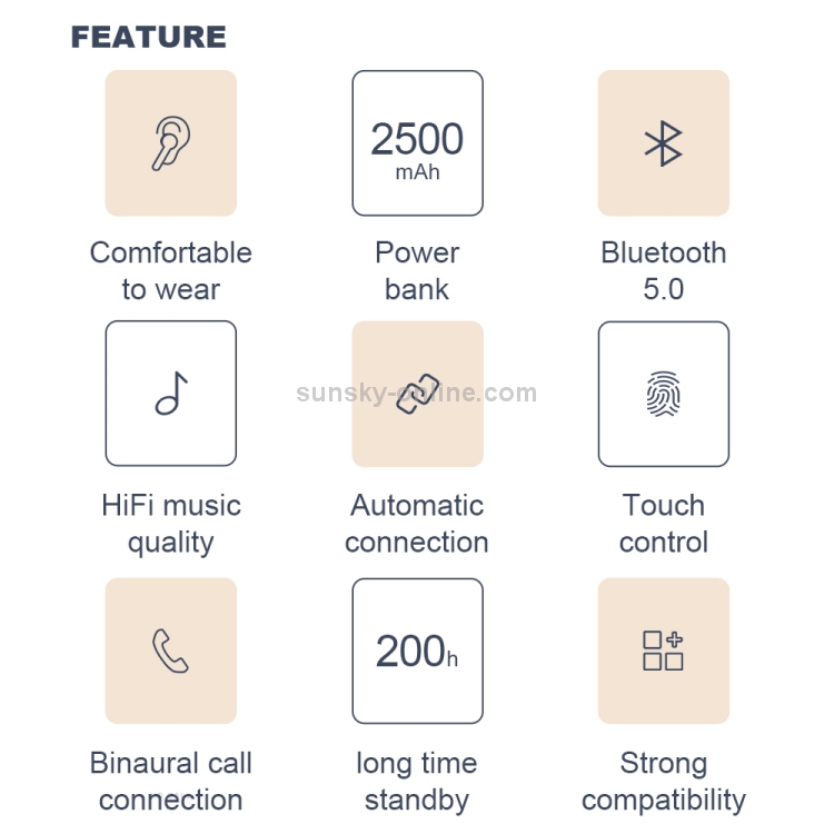 JOYROOM JR-T06 TWS V5.0 Wireless Bluetooth Bilateral Earphones with Charging Case, Support Voice Assistant(White) JOYROOM JR-T06 TWS V5.0 Wireless Bluetooth Bilateral Earphones with Charging Case, Support Voice Assistant(White)