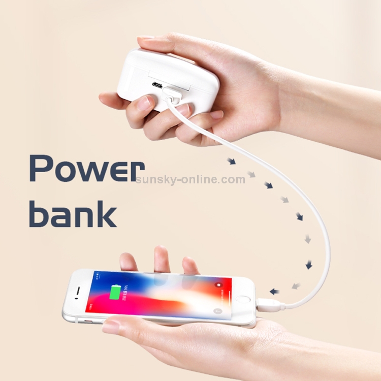 JOYROOM JR-T06 TWS V5.0 Wireless Bluetooth Bilateral Earphones with Charging Case, Support Voice Assistant(White) JOYROOM JR-T06 TWS V5.0 Wireless Bluetooth Bilateral Earphones with Charging Case, Support Voice Assistant(White)