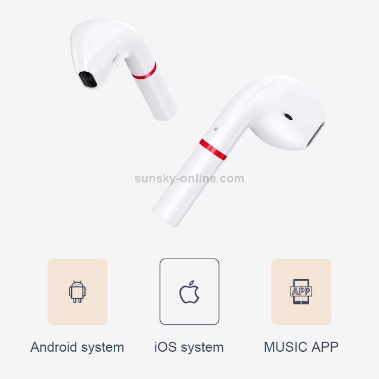JOYROOM JR-T06 TWS V5.0 Wireless Bluetooth Bilateral Earphones with Charging Case, Support Voice Assistant(White) JOYROOM JR-T06 TWS V5.0 Wireless Bluetooth Bilateral Earphones with Charging Case, Support Voice Assistant(White)