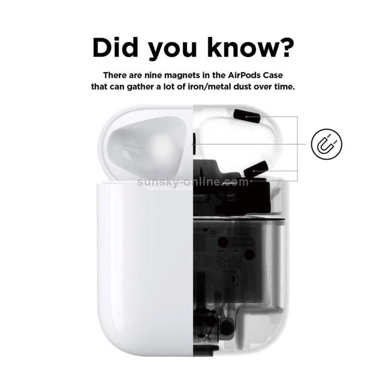 Cherry Pattern Metal Dustproof Protective Sticker for Apple AirPods 1/2(Silver) Cherry Pattern Metal Dustproof Protective Sticker for Apple AirPods 1/2(Silver)