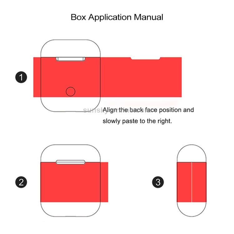 Creative Stripe Wireless Earphones Charging Box Protective Film Dustproof Sticker for Apple AirPods(Blue) Creative Stripe Wireless Earphones Charging Box Protective Film Dustproof Sticker for Apple AirPods(Blue)