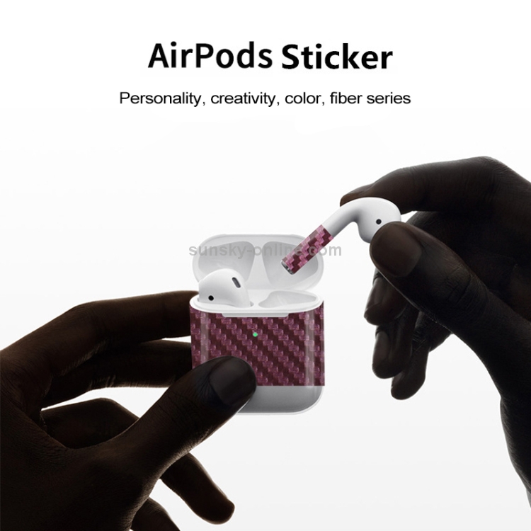 Wired Earphones Charging Box Protective Film Dustproof Sticker for Apple AirPods 1 / 2(Purple Blue) Wired Earphones Charging Box Protective Film Dustproof Sticker for Apple AirPods 1 / 2(Purple Blue)