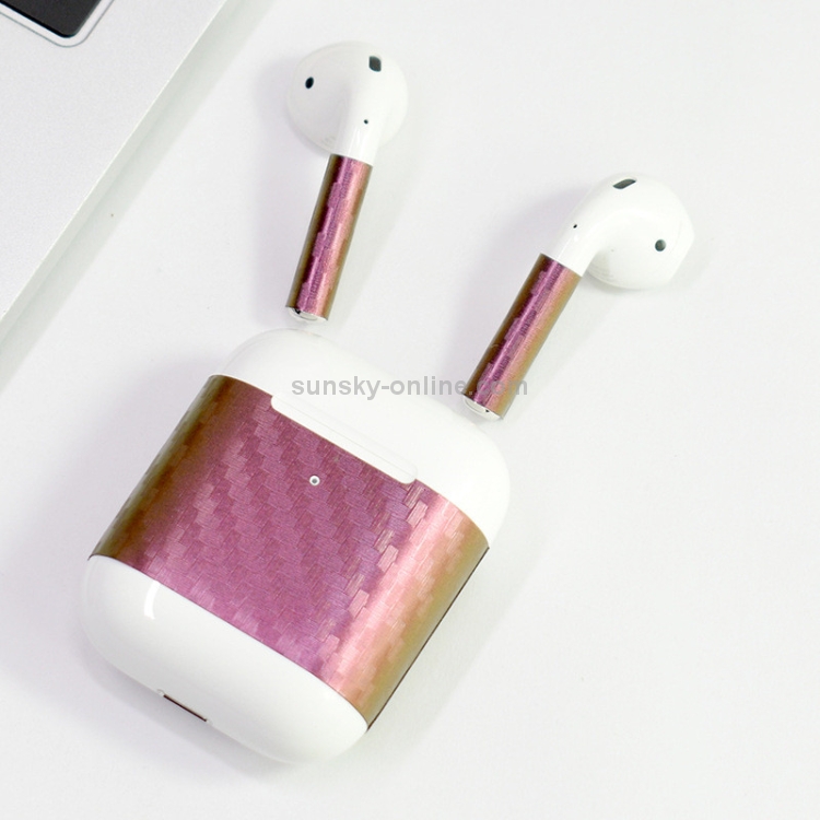 Wired Earphones Charging Box Protective Film Dustproof Sticker for Apple AirPods 1 / 2(Purple Blue) Wired Earphones Charging Box Protective Film Dustproof Sticker for Apple AirPods 1 / 2(Purple Blue)