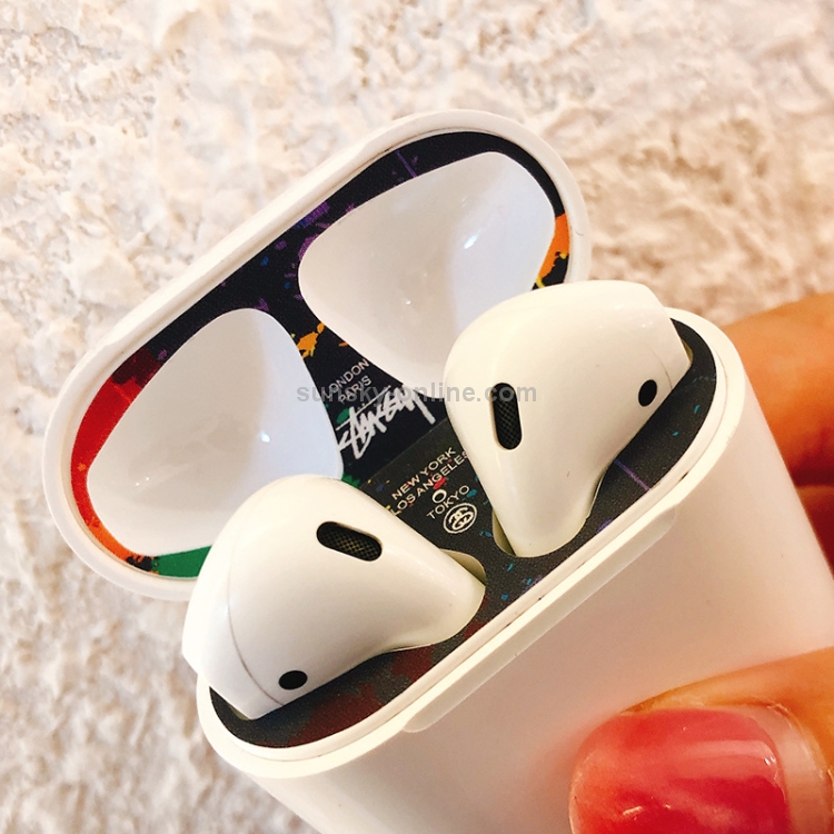 Creative Dustproof Protective Sticker for Apple AirPods 1/2 Creative Dustproof Protective Sticker for Apple AirPods 1/2