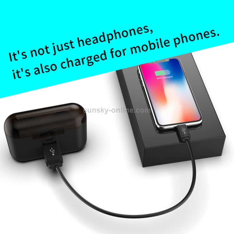 HBQ-Q32 TWS Bluetooth 5.0 Binaural Stereo Wireless Sports Bluetooth Earphone with Charging Box & Digital Display