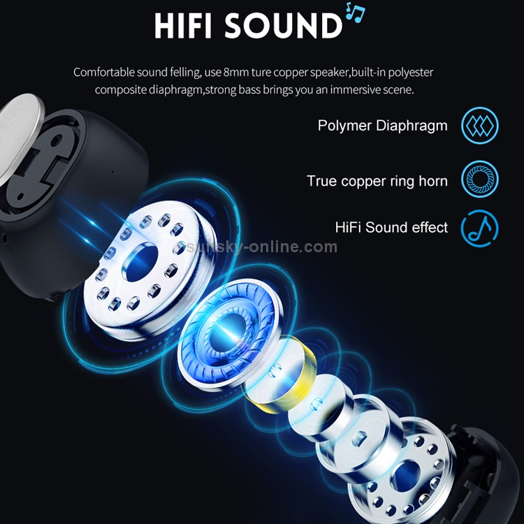 Q2 TWS Bluetooth 5.0 Binaural Stereo Wireless Sports Bluetooth Earphone(Black) Q2 TWS Bluetooth 5.0 Binaural Stereo Wireless Sports Bluetooth Earphone(Black)