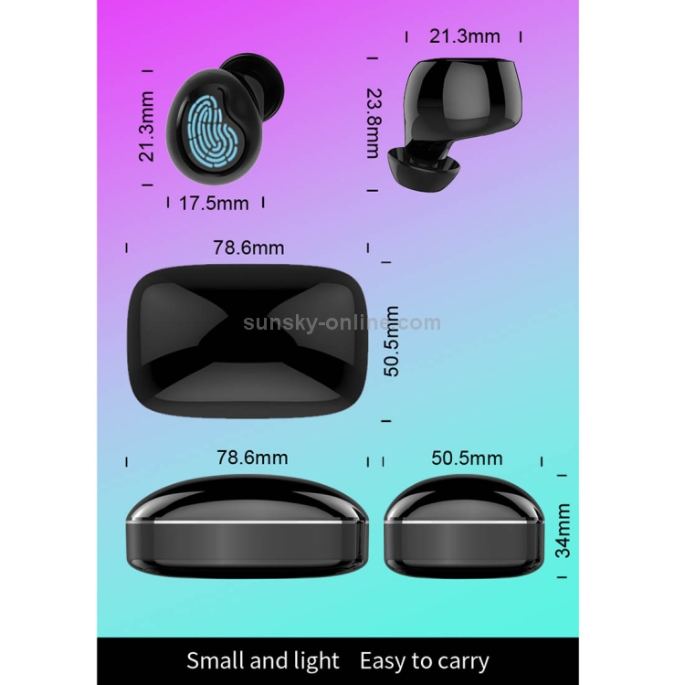 HAMTOD X29 TWS Bluetooth 5.0 Fingerprint Touch Wireless Bluetooth Earphone with Charging Box & Intelligent Digital Display, Support Binaural Call & Bluetooth Auto Connect(Breathing Crystal) HAMTOD X29 TWS Bluetooth 5.0 Fingerprint Touch Wireless Bluetooth Earphone with Charging Box & Intelligent Digital Display, Support Binaural Call & Bluetooth Auto Connect(Breathing Crystal)