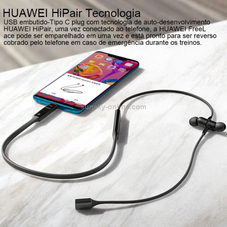 Original Huawei FreeLace CM70-C Bluetooth 5.0 Waterproof Hanging Neck Sports In-ear Bluetooth Headset (Silver) Original Huawei FreeLace CM70-C Bluetooth 5.0 Waterproof Hanging Neck Sports In-ear Bluetooth Headset (Silver)