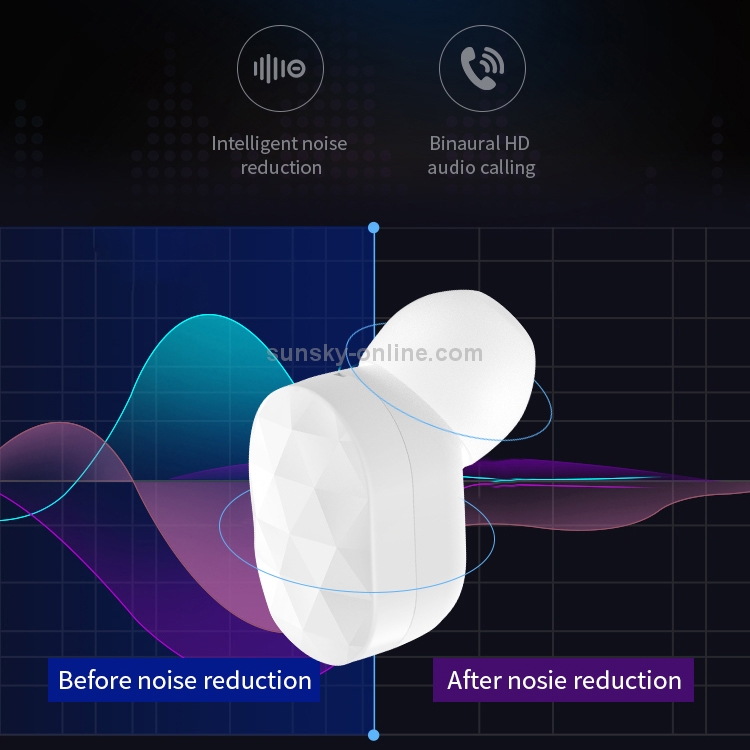 HAMTOD V200 TWS Touch Stereo Wireless Bluetooth Earphone with Charging Box, Support HD Call & Battery Display & Siri HAMTOD V200 TWS Touch Stereo Wireless Bluetooth Earphone with Charging Box, Support HD Call & Battery Display & Siri
