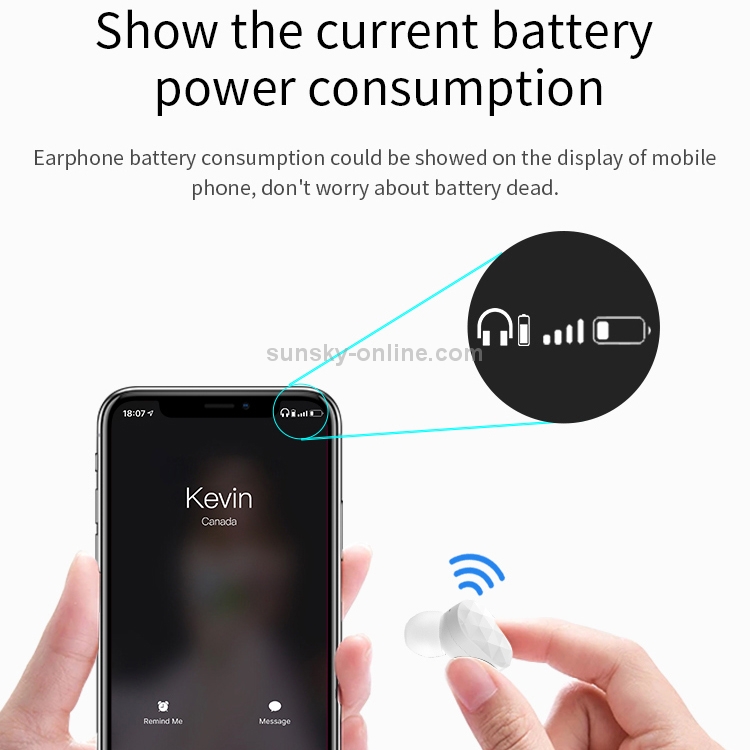 HAMTOD V200 TWS Touch Stereo Wireless Bluetooth Earphone with Charging Box, Support HD Call & Battery Display & Siri HAMTOD V200 TWS Touch Stereo Wireless Bluetooth Earphone with Charging Box, Support HD Call & Battery Display & Siri