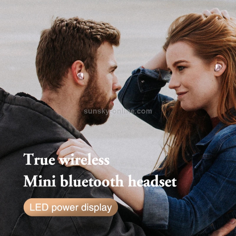 T60 TWS Digital Display Pull-out Switch Bluetooth V5.0 Wireless Earphones(Rose Gold) T60 TWS Digital Display Pull-out Switch Bluetooth V5.0 Wireless Earphones(Rose Gold)