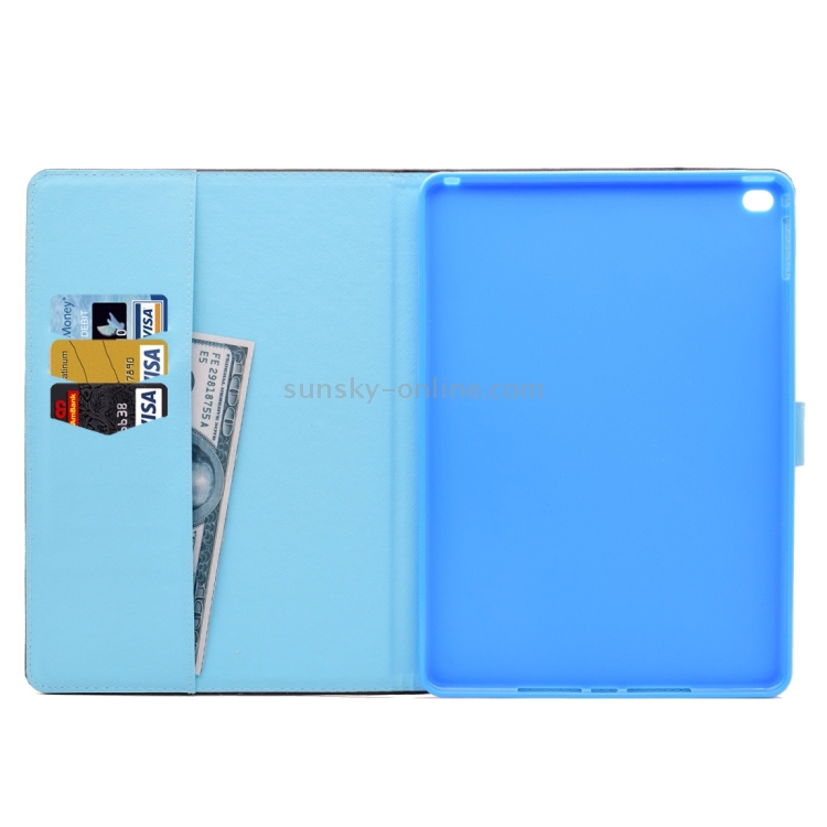 For iPad Air 2 / iPad 6 Cute Bear Pattern Horizontal Flip Leather Case with Holder & Card Slots & Wallet For iPad Air 2 / iPad 6 Cute Bear Pattern Horizontal Flip Leather Case with Holder & Card Slots & Wallet
