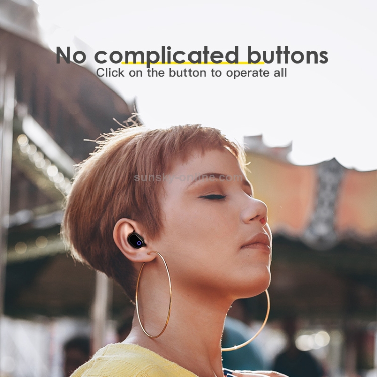 KUULAA KL-YP01 Bluetooth Earphone TWS Wireless Headset Bluetooth 5.0 Handsfree Sport Earphones with Charging Box(Black) KUULAA KL-YP01 Bluetooth Earphone TWS Wireless Headset Bluetooth 5.0 Handsfree Sport Earphones with Charging Box(Black)