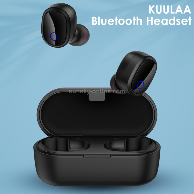 KUULAA KL-YP01 Bluetooth Earphone TWS Wireless Headset Bluetooth 5.0 Handsfree Sport Earphones with Charging Box(Black) KUULAA KL-YP01 Bluetooth Earphone TWS Wireless Headset Bluetooth 5.0 Handsfree Sport Earphones with Charging Box(Black)