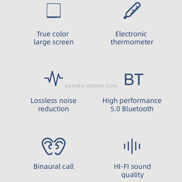 M6 PLUS TWS Bluetooth 5.0 Wireless Bluetooth Earphone with Magnetic Attraction Charging Box & LCD Display, Support for Thermometer & Call & Siri & Power Display M6 PLUS TWS Bluetooth 5.0 Wireless Bluetooth Earphone with Magnetic Attraction Charging Box & LCD Display, Support for Thermometer & Call & Siri & Power Display
