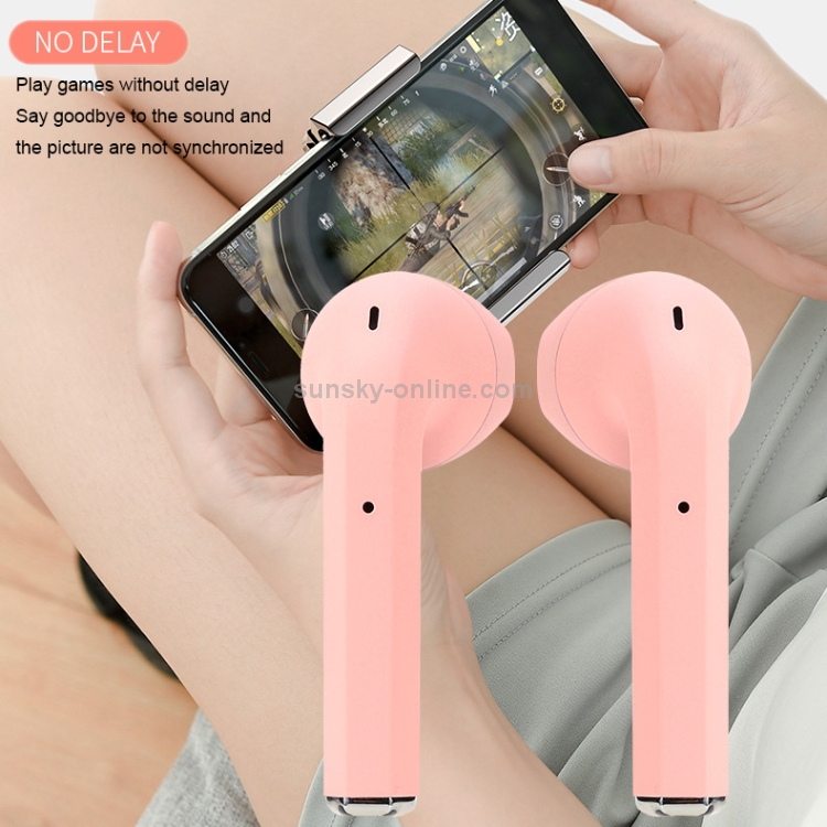 InPods 2 TWS V5.0 Wireless Bluetooth HiFi Headset with Charging Case, Support Auto Pairing & Touch Control (White)