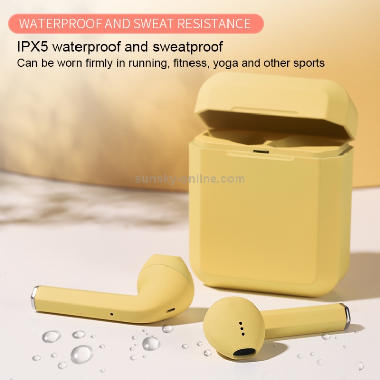 InPods 2 TWS V5.0 Wireless Bluetooth HiFi Headset with Charging Case, Support Auto Pairing & Touch Control (White)