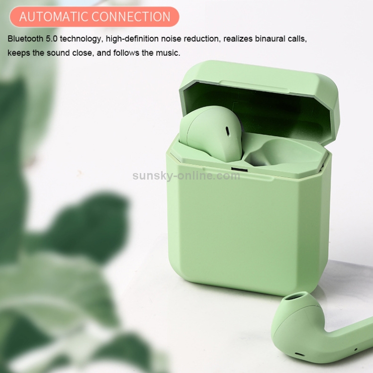 InPods 2 TWS V5.0 Wireless Bluetooth HiFi Headset with Charging Case, Support Auto Pairing & Touch Control (White)
