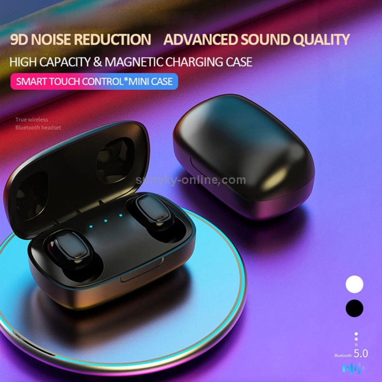 T10 TWS Bluetooth 5.0 Touch Wireless Bluetooth Earphone with Magnetic Attraction Charging Box & LED Display, Support Siri & HD Call(Black) T10 TWS Bluetooth 5.0 Touch Wireless Bluetooth Earphone with Magnetic Attraction Charging Box & LED Display, Support Siri & HD Call(Black)