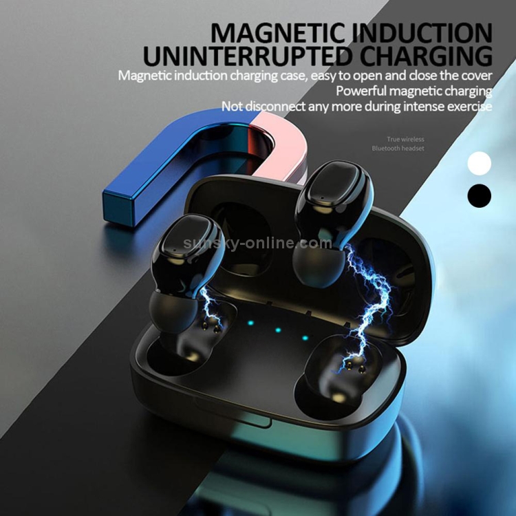 T10 TWS Bluetooth 5.0 Touch Wireless Bluetooth Earphone with Magnetic Attraction Charging Box & LED Display, Support Siri & HD Call(Black) T10 TWS Bluetooth 5.0 Touch Wireless Bluetooth Earphone with Magnetic Attraction Charging Box & LED Display, Support Siri & HD Call(Black)