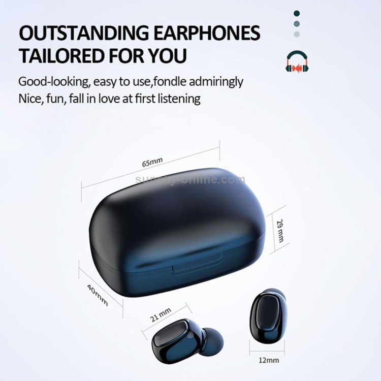 T10 TWS Bluetooth 5.0 Touch Wireless Bluetooth Earphone with Magnetic Attraction Charging Box & LED Display, Support Siri & HD Call(Black) T10 TWS Bluetooth 5.0 Touch Wireless Bluetooth Earphone with Magnetic Attraction Charging Box & LED Display, Support Siri & HD Call(Black)