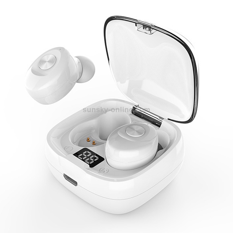 XG-8 TWS Digital Display Touch Bluetooth Earphone with Magnetic Charging Box(White) XG-8 TWS Digital Display Touch Bluetooth Earphone with Magnetic Charging Box(White)