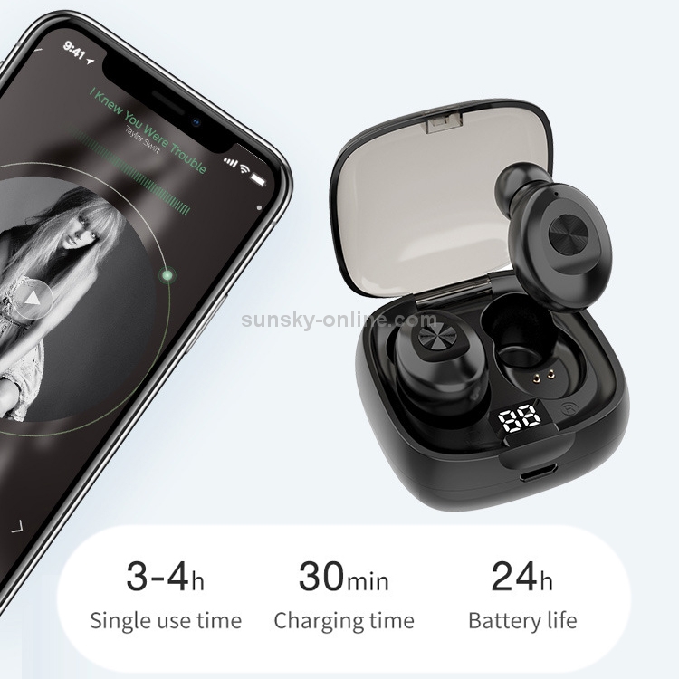 XG-8 TWS Digital Display Touch Bluetooth Earphone with Magnetic Charging Box(White) XG-8 TWS Digital Display Touch Bluetooth Earphone with Magnetic Charging Box(White)
