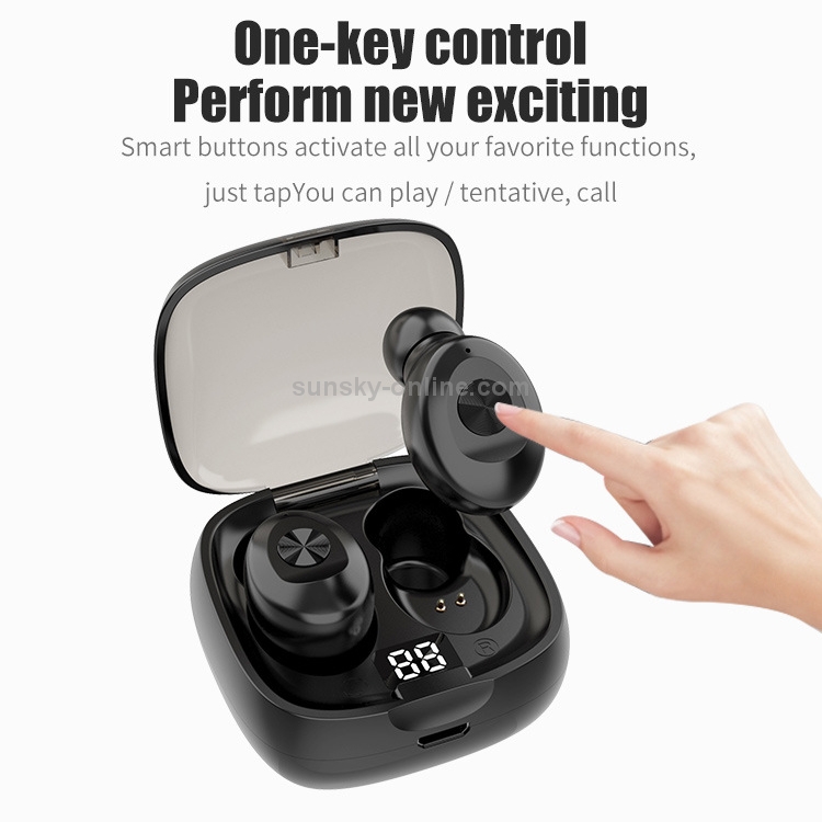 XG-8 TWS Digital Display Touch Bluetooth Earphone with Magnetic Charging Box(White) XG-8 TWS Digital Display Touch Bluetooth Earphone with Magnetic Charging Box(White)