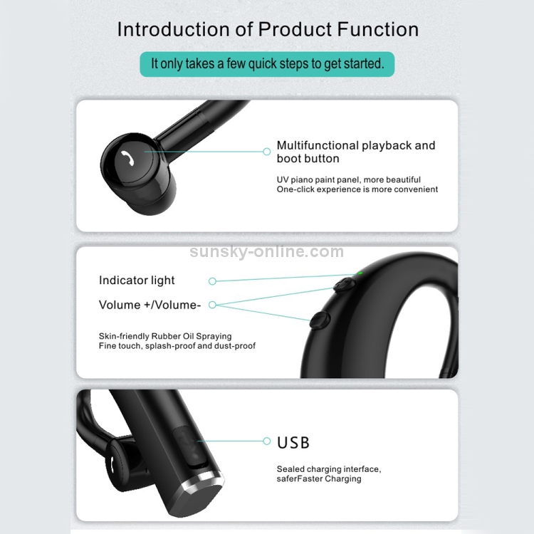 F680 Bluetooth 5.0 Fast Charging Wireless Business Sports Bluetooth Earphone (Black) F680 Bluetooth 5.0 Fast Charging Wireless Business Sports Bluetooth Earphone (Black)