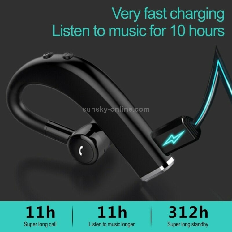 F680 Bluetooth 5.0 Fast Charging Wireless Business Sports Bluetooth Earphone (Black) F680 Bluetooth 5.0 Fast Charging Wireless Business Sports Bluetooth Earphone (Black)