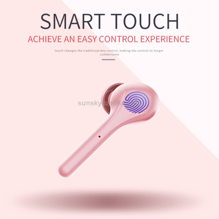 K88 Bluetooth 5.0 TWS Touch Binaural Wireless Stereo Sports Bluetooth Earphone with Charging Box(Pink) K88 Bluetooth 5.0 TWS Touch Binaural Wireless Stereo Sports Bluetooth Earphone with Charging Box(Pink)