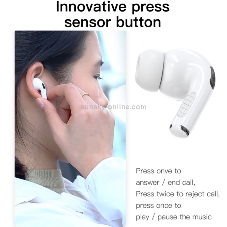 TOTUDESIGN EAUB-036 Glory Series Bluetooth 5..0 + EDR TWS Pro Wireless Earphone(White) TOTUDESIGN EAUB-036 Glory Series Bluetooth 5..0 + EDR TWS Pro Wireless Earphone(White)