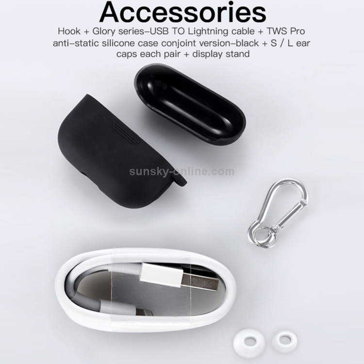 TOTUDESIGN EAUB-036 Glory Series Bluetooth 5..0 + EDR TWS Pro Wireless Earphone(White) TOTUDESIGN EAUB-036 Glory Series Bluetooth 5..0 + EDR TWS Pro Wireless Earphone(White)
