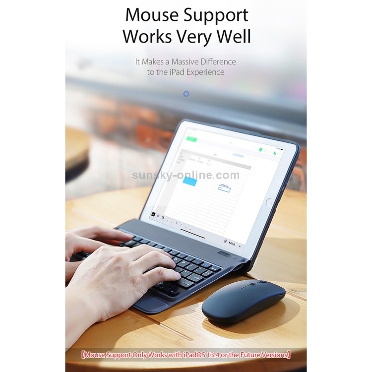 DUX DUCIS For iPad 10.2 & 10.5 inch Detachable Touch Bluetooth Keyboard PU Leather + Silicone Tablet Case with Smart Sleep & Wake-up / Pen Slot / Bracket(Black) DUX DUCIS For iPad 10.2 & 10.5 inch Detachable Touch Bluetooth Keyboard PU Leather + Silicone Tablet Case with Smart Sleep & Wake-up / Pen Slot / Bracket(Black)