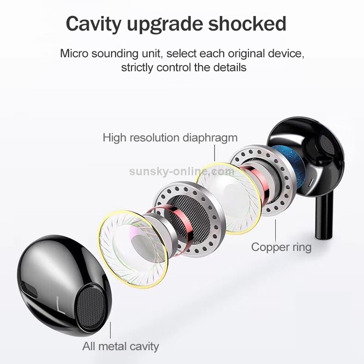 3.5mm Plug In-Ear Wired Stereo Metal Earphone with Mic 3.5mm Plug In-Ear Wired Stereo Metal Earphone with Mic