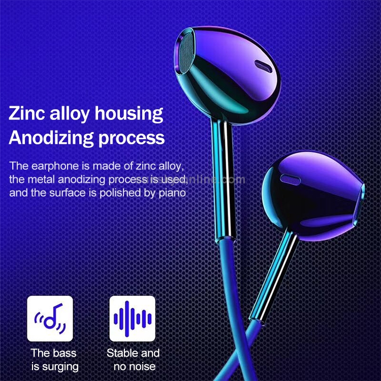 3.5mm Plug In-Ear Wired Stereo Metal Earphone with Mic 3.5mm Plug In-Ear Wired Stereo Metal Earphone with Mic
