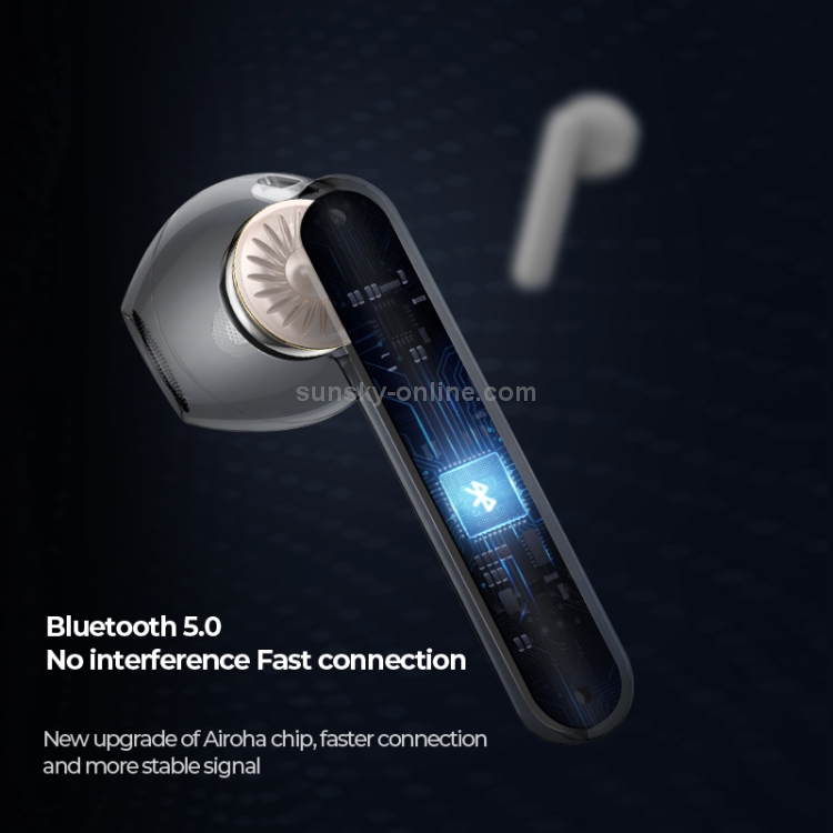 JOYROOM JR-T09 Bluetooth 5.0 Ture Wireless TWS Semi-in-ear Bluetooth Earphone with Charging Box JOYROOM JR-T09 Bluetooth 5.0 Ture Wireless TWS Semi-in-ear Bluetooth Earphone with Charging Box
