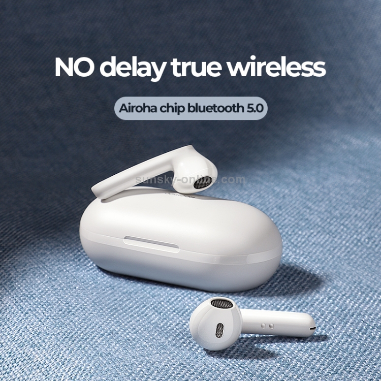 JOYROOM JR-T09 Bluetooth 5.0 Ture Wireless TWS Semi-in-ear Bluetooth Earphone with Charging Box JOYROOM JR-T09 Bluetooth 5.0 Ture Wireless TWS Semi-in-ear Bluetooth Earphone with Charging Box