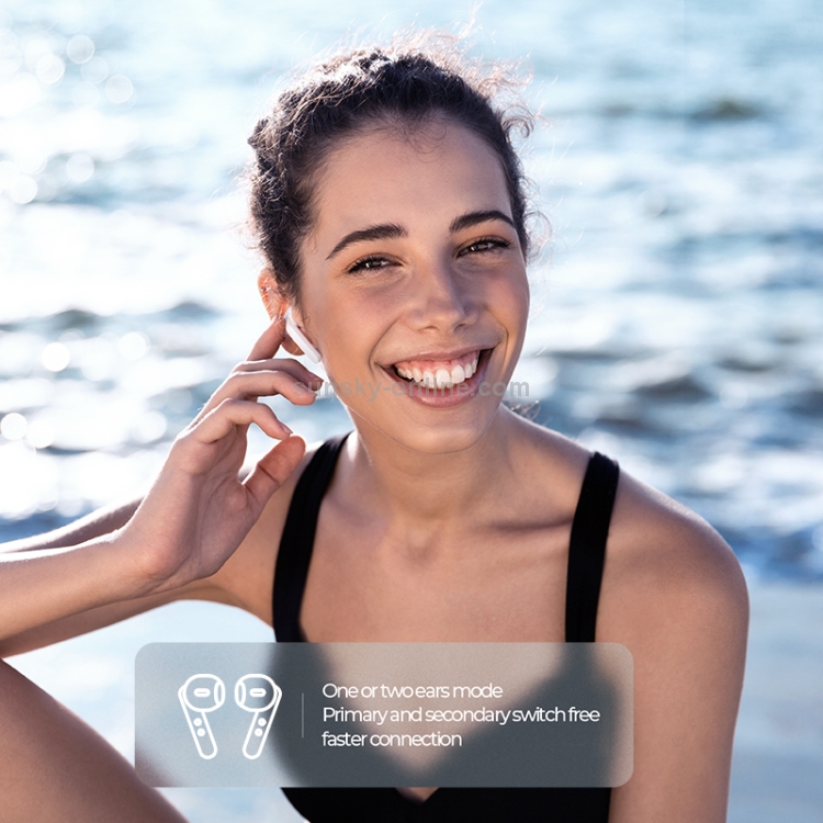 JOYROOM JR-T09 Bluetooth 5.0 Ture Wireless TWS Semi-in-ear Bluetooth Earphone with Charging Box JOYROOM JR-T09 Bluetooth 5.0 Ture Wireless TWS Semi-in-ear Bluetooth Earphone with Charging Box