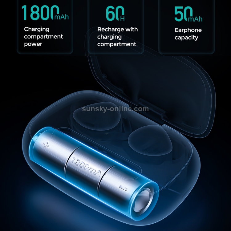 JOYROOM JR-T10 Bluetooth 5.0 Binaural TWS Bluetooth Earphone with Charging Box(White) JOYROOM JR-T10 Bluetooth 5.0 Binaural TWS Bluetooth Earphone with Charging Box(White)