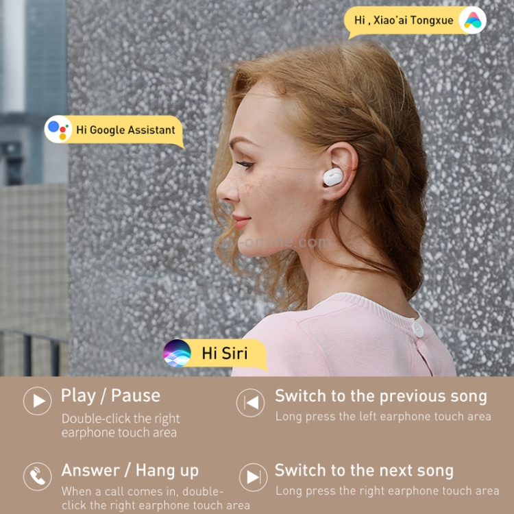 Baseus WM01 Plus Encok Bluetooth 5.0 Intelligent Digital Display True Wireless Bluetooth Earphone with Charging Box(White) Baseus WM01 Plus Encok Bluetooth 5.0 Intelligent Digital Display True Wireless Bluetooth Earphone with Charging Box(White)