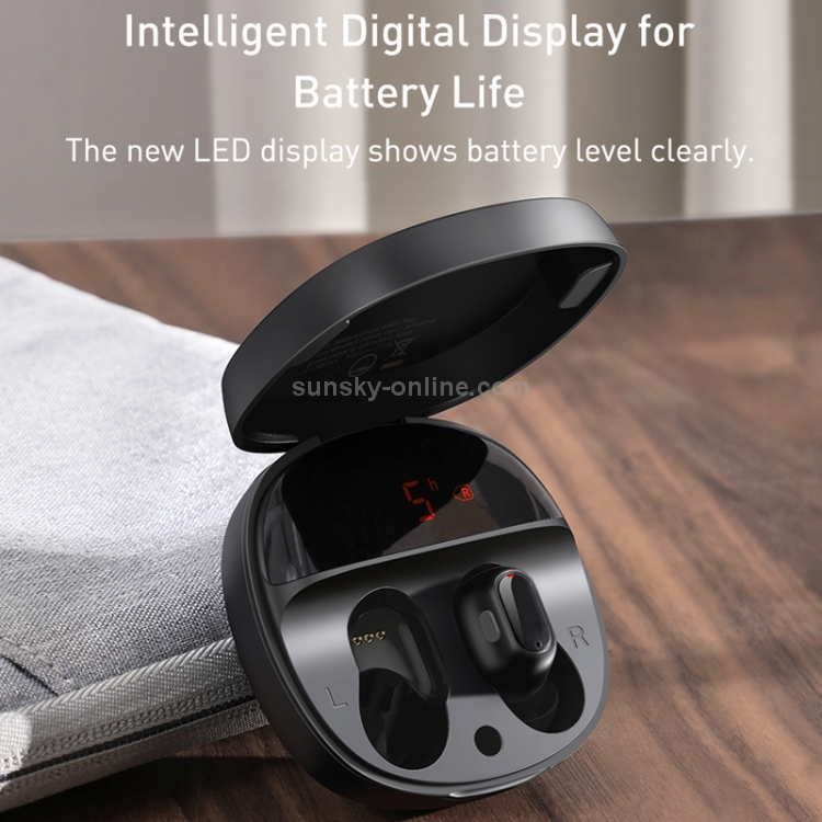 Baseus WM01 Plus Encok Bluetooth 5.0 Intelligent Digital Display True Wireless Bluetooth Earphone with Charging Box(White) Baseus WM01 Plus Encok Bluetooth 5.0 Intelligent Digital Display True Wireless Bluetooth Earphone with Charging Box(White)