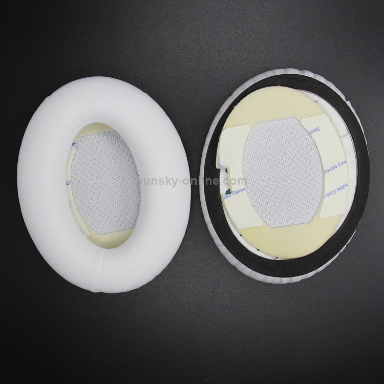 1 Pair For Bose AE2i / AE2w / QC2 / QC15 / AE2 Headset Cushion Sponge Cover Earmuffs Replacement Earpads(White) 1 Pair For Bose AE2i / AE2w / QC2 / QC15 / AE2 Headset Cushion Sponge Cover Earmuffs Replacement Earpads(White)