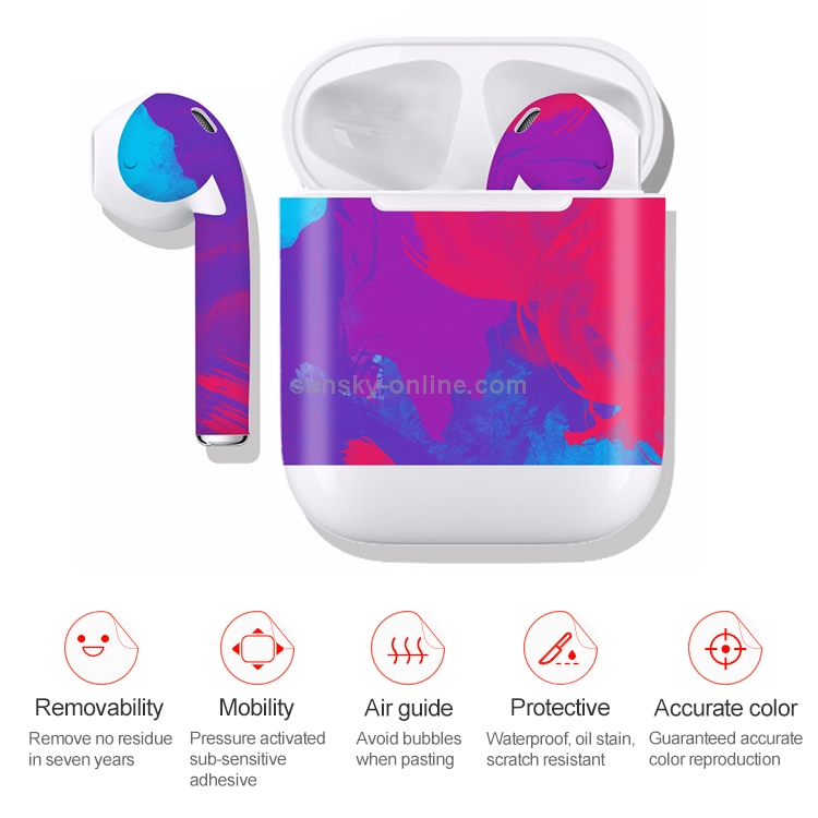 DRAP-504 Airpods Earphones Full Coverage Sticker Earphone Box Anti-lost Protective Film DRAP-504 Airpods Earphones Full Coverage Sticker Earphone Box Anti-lost Protective Film
