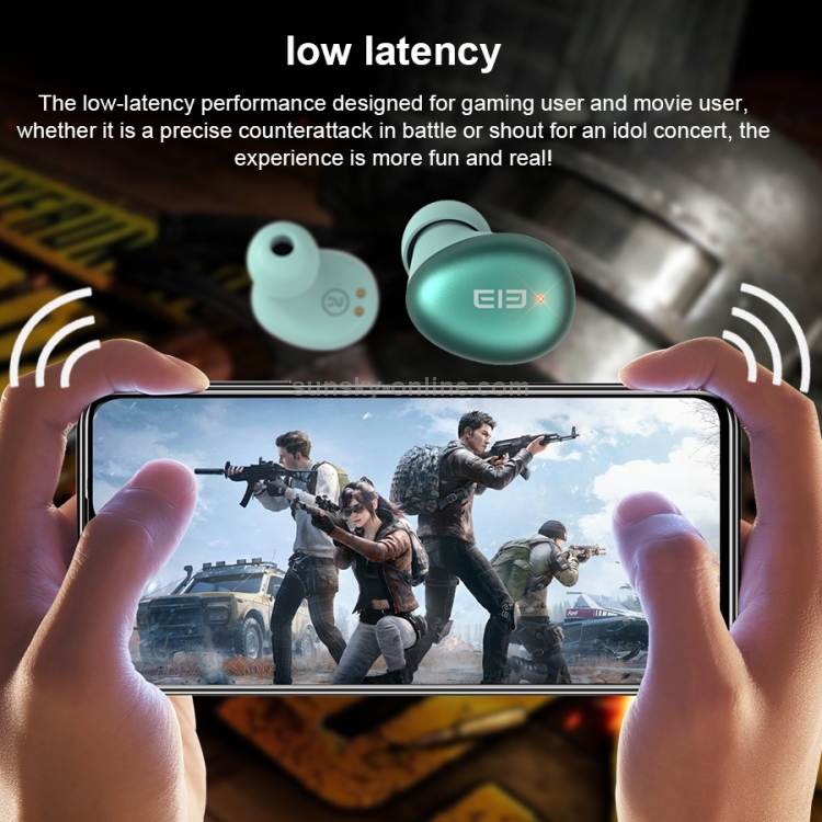 ELEPHONE Elepods S TWS IPX5 Waterproof Bluetooth 5.0 Smart Noise Cancelling Wireless Bluetooth Earphone with Charging Case(Black) ELEPHONE Elepods S TWS IPX5 Waterproof Bluetooth 5.0 Smart Noise Cancelling Wireless Bluetooth Earphone with Charging Case(Black)